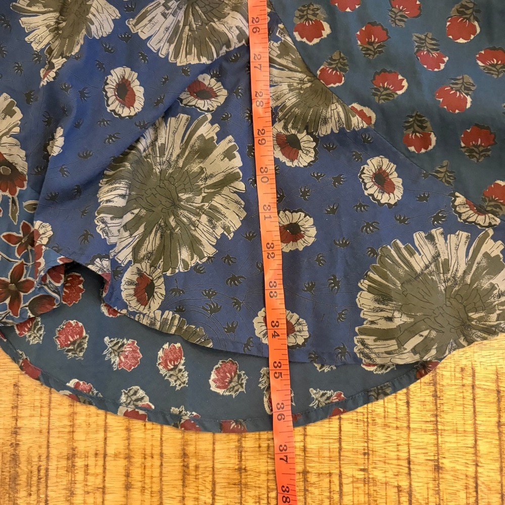 Sundance Maxi Skirt 4 Hippie Boho Patchwork Floral Prairie 90s Vintage Cotton - Picture 13 of 13